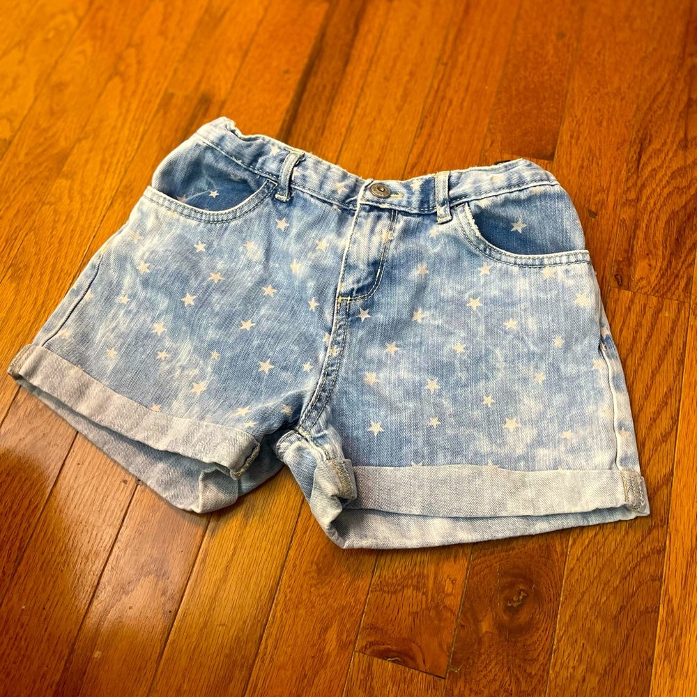 Girls Oshkosh Denim Shorts - Light Wash - Size 12